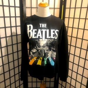 Beatles black sweatshirt size Large